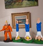 Kuifje yogafiguur 20cm. handgeschilderd, Verzamelen, Beelden en Beeldjes, Ophalen of Verzenden, Nieuw, Overige typen