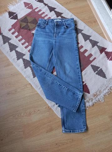 Zara denim / jeans hoge taille, blauw, mt 34 (XS) beschikbaar voor biedingen