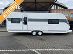 Hobby Prestige 650 uff 2024 BLACKLINE ACTIE, Caravans en Kamperen, Caravans, Rondzit, Bedrijf, 6 tot 7 meter, Tot en met 4