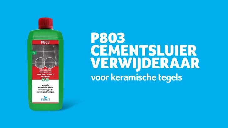 Berdy P803 Cementsluier Verwijderaar, Tuin en Terras, Tegels en Klinkers, Zo goed als nieuw, Overige typen, Overige materialen