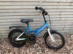 Kinderfietsje 14 inch + steunwieltjes, Fietsen en Brommers, Fietsen | Kinderfietsjes, Ophalen, Zijwieltjes, Gebruikt, Minder dan 16 inch