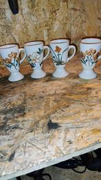 Lots de 4 tasses vintage, Neuf, Autres matériaux, Autres styles, Tasse(s) et/ou soucoupe(s)
