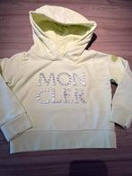 Moncler hoodie: lichtgeel, lime, maat 4 jaar, Ophalen of Verzenden, Zo goed als nieuw
