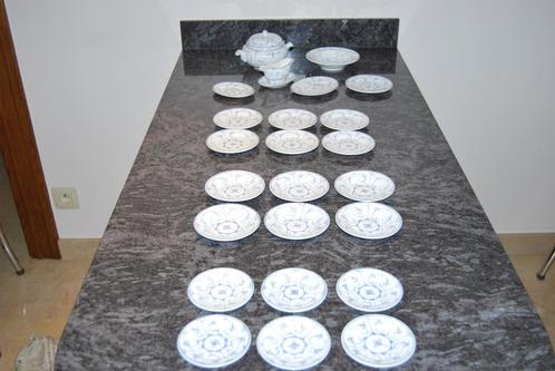 DRESDEN VILLEROY & BOCH. ZELDZAME 24-DELIGE DINETTE, Antiek en Kunst, Antiek | Servies los, Ophalen of Verzenden