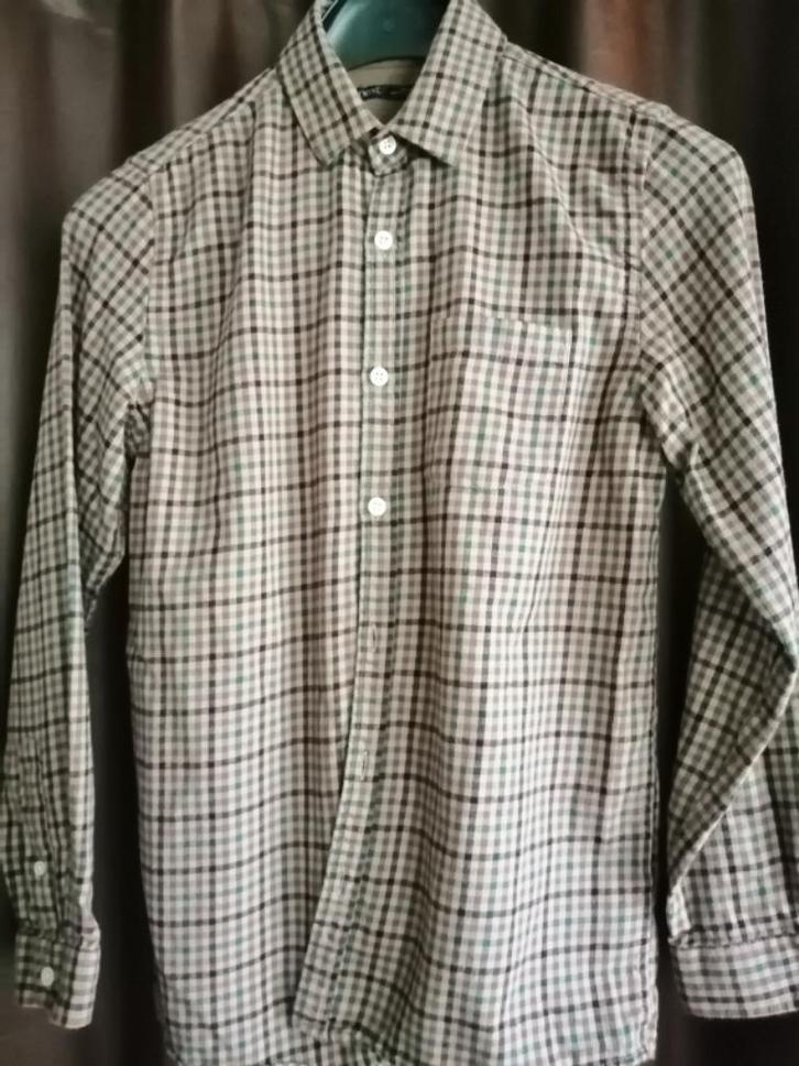 Chemise et T-shirt manches longues T164, Kinderen en Baby's, Kinderkleding | Maat 164, Zo goed als nieuw, Jongen of Meisje, Overhemd of Blouse