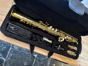 Saxophone Soprano "Stewart Ellis", Musique & Instruments, Instruments à vent | Saxophones, Enlèvement, Comme neuf, Soprano, Avec valise