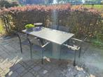 Tuintafel natuursteen, Tuin en Terras, Tuintafels, Ophalen, Gebruikt, Rechthoekig, Overige materialen