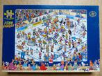 Puzzle Jan Van Haasteren Hockey s/glace 1500 pcs Jumbo 00682, Comme neuf, 500 à 1500 pièces, Puzzle, Enlèvement ou Envoi
