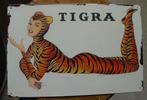 TIGRA REKLAME -METAAL-, Verzamelen, Merken en Reclamevoorwerpen, Ophalen of Verzenden
