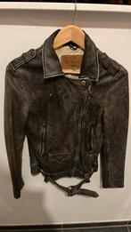 Goosecraft  biker jack leer, Ophalen, Zo goed als nieuw, Maat 38/40 (M)