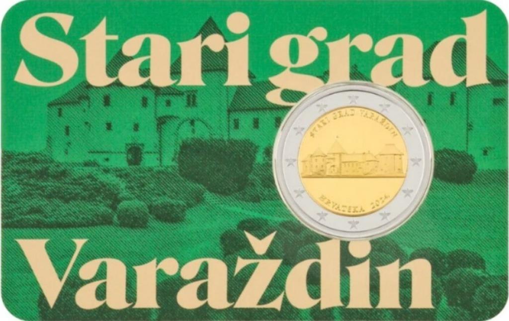 Coincard 2 euros Croatie 2024 La ville de Varaždin, Enlèvement ou Envoi, 2 euros