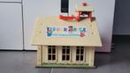 Vintage fisher-price school met toebehoren, Set de jeu, Utilisé, Sonore, Enlèvement ou Envoi