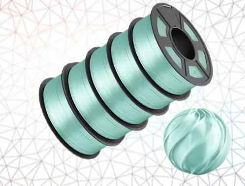 JAYO 3D filament TPU SILK Aqua rol a 1 kilo., Computers en Software, 3D-printerbenodigheden, Nieuw, Verzenden