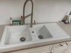 Evier cuisine ceramique blanc, Ophalen, Wit