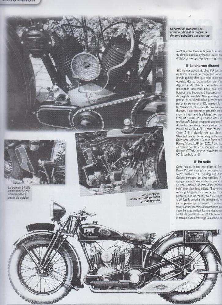 Motos d'hier Terrot 680 Type V collection, Boeken, Motoren, Gelezen, Verzenden