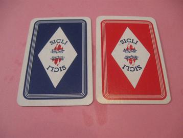 2 joker speelkaarten SICLI (21), Enlèvement ou Envoi, Comme neuf, Carte(s) à jouer