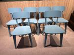 6 stoelen, Ophalen, Blauw, Nieuw, Vijf, Zes of meer stoelen