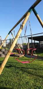 Schommel als nieuw, Kinderen en Baby's, Speelgoed | Buiten | Speeltoestellen, Ophalen, Zo goed als nieuw, Klimtouw