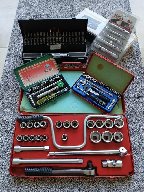 Doppendoos – Dopsleutelset – Schroevendraaierset - Nieuw, Doe-het-zelf en Bouw, Gereedschap | Handgereedschap, Nieuw, Ophalen of Verzenden