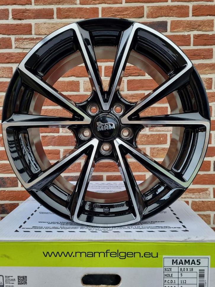 Splinternieuw!! MAM A5 VELGEN (5×112) VOOR AUDI/VW/SKODA, Auto diversen, Autosport-onderdelen, Nieuw, Ophalen