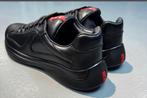 Prada American Cup Sneaker Black On Black Leather Maat 43, Enlèvement