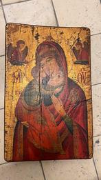 Moeder met kind op hout geschilderd, Enlèvement, Utilisé, Christianisme | Catholique