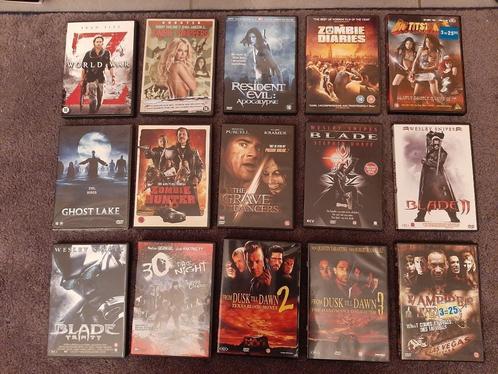 Lot zombie en vampierenfilms - DVD - Horror, CD & DVD, DVD | Horreur, Comme neuf, Vampires ou Zombies, Enlèvement ou Envoi