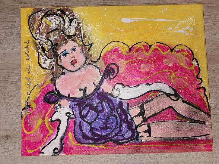 Collection d'œuvres sur toile de Marcel de With, Antiquités & Art, Art | Peinture | Classique, Enlèvement