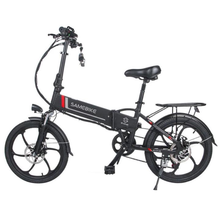 SAMEBIKE 20LVXD30 zwarte elektrische vouwfiets, Sport en Fitness, Overige Sport en Fitness, Nieuw, Verzenden