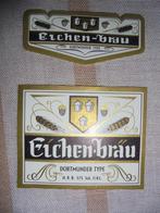 nos bieretiketten eichen brau dortmunder type, Verzamelen, Biermerken, Ophalen of Verzenden, Nieuw, Overige typen, Overige merken