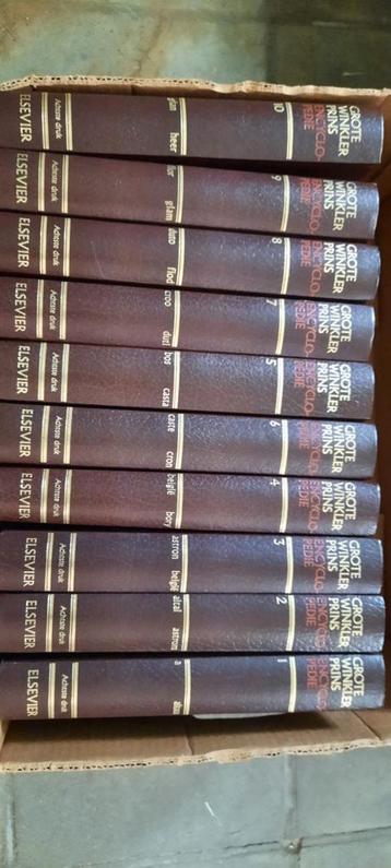 Encyclopédie Elsevier Winkler Prins 25 volumes, Enlèvement, Comme neuf