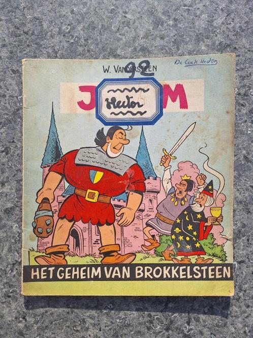 Vandersteen Jerom - Geheim van Brokkelsteen 1e druk (1962), Boeken, Stripverhalen, Gelezen, Eén stripboek, Verzenden