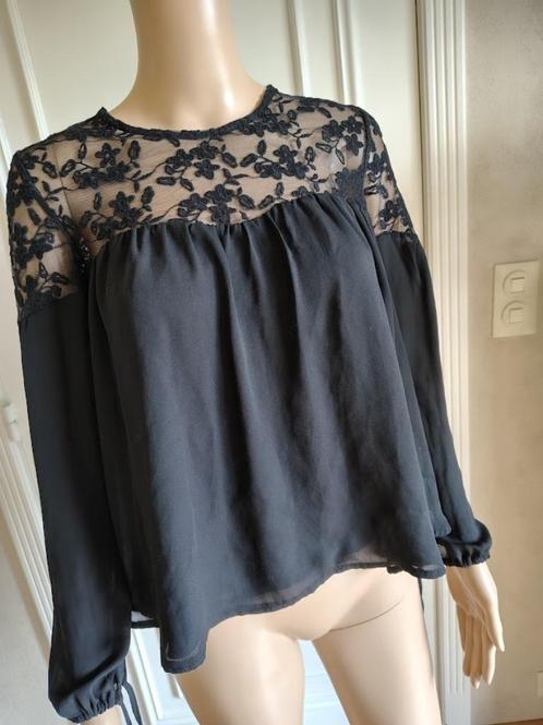 zwart blousje uit bershka, Kleding | Dames, Blouses en Tunieken, Nieuw, Maat 36 (S), Zwart, Verzenden