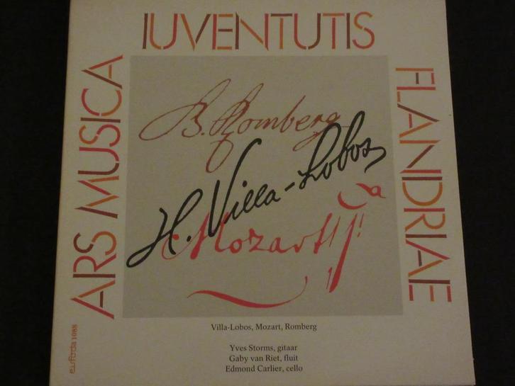 LP Villa-Lobos - Mozart- Traeg - Romberg, Cd's en Dvd's, Vinyl | Klassiek, Ophalen of Verzenden