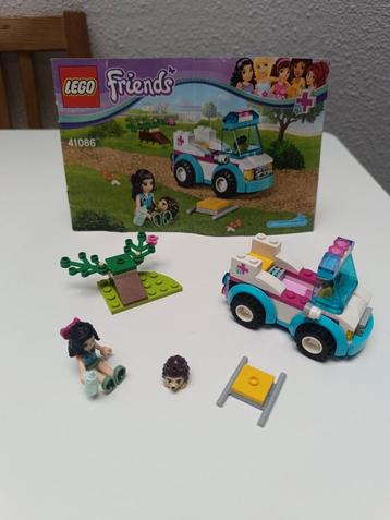 LEGO Friends 41086 : Vet/Ambulance, Enlèvement, Comme neuf, Ensemble complet, Lego
