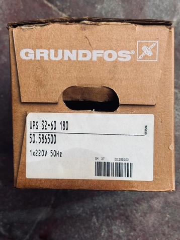 Nieuwe Grundfos circulatiepomp UPS 32-60 180 beschikbaar voor biedingen