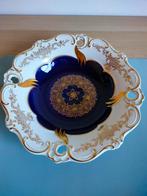 Echt Weimar Kobalt porseleinen sierbord, Ophalen