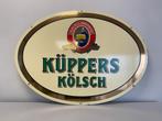 Kuppers Kolsch pils emaille plaat, Verzamelen, Ophalen of Verzenden, Gebruikt, Reclamebord, Plaat of Schild, Overige merken