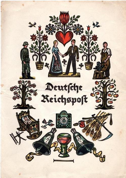DEUTSCHE REICHSPOST :1941:Travelled Telegramm: WEDDING,FLORA, Postzegels en Munten, Postzegels | Europa | Overig, Gestempeld, Overige landen
