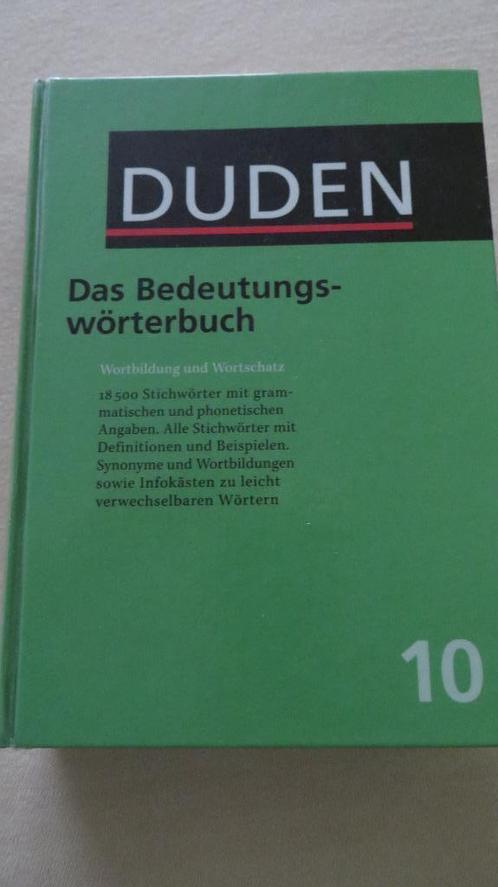 Duden Das Bedeutungswörterbuch 10, Boeken, Woordenboeken, Zo goed als nieuw, Duits, Overige uitgevers, Ophalen of Verzenden