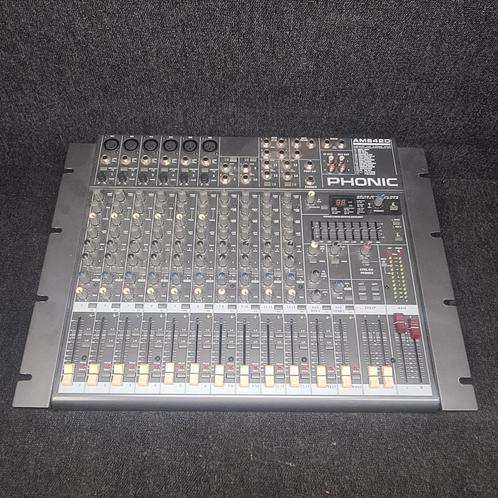 PHONIC  mixer / mengpaneel met effecten processor 19 inch, Audio, Tv en Foto, Luidsprekerboxen, Gebruikt, Ophalen of Verzenden