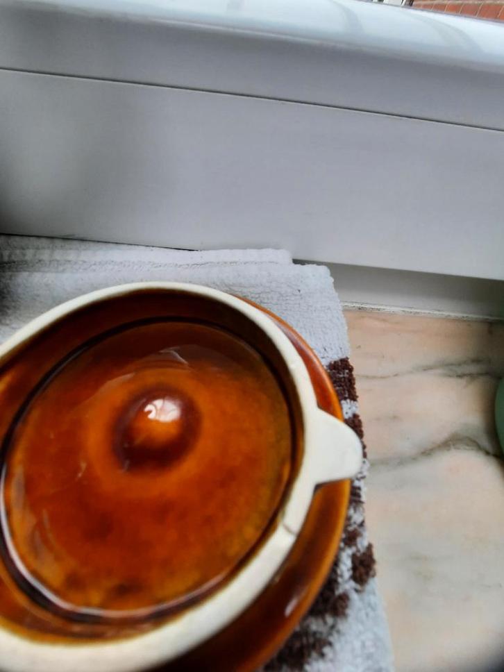 CAFETIERE Bernadette boch+ POT lait+TASSE.3 PIECES boch 1960, Antiquités & Art, Antiquités | Céramique & Poterie, Enlèvement ou Envoi