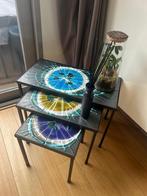 Tables gigognes signée J.Belarti, Huis en Inrichting, Ophalen, Zo goed als nieuw