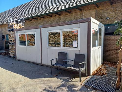 Bureelcontainer 6 m x 2 m 20, Tuin en Terras, Bergingen en Tuinkasten, Gebruikt, Overige typen, Metaal, Ophalen