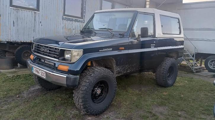 Toyota Land-Cruiser LJ73, MK2, 2.4lit turbo FRP top, cabrio, Auto's, Toyota, Particulier, Landcruiser, Diesel, Euro 1, SUV of Terreinwagen