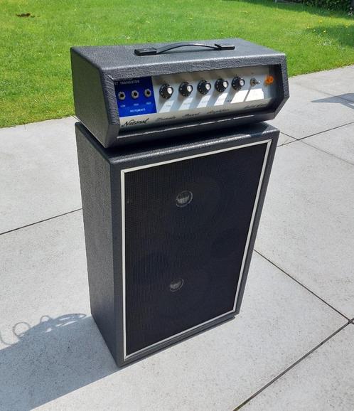 National / vintage amp, Muziek en Instrumenten, Versterkers | Bas en Gitaar, Zo goed als nieuw, Gitaar, 50 tot 100 watt, Ophalen of Verzenden