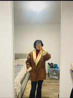 Dufflecoat, binnenkant  gevoerd met echte wol, Taille 38/40 (M), Enlèvement ou Envoi, Brun, Porté