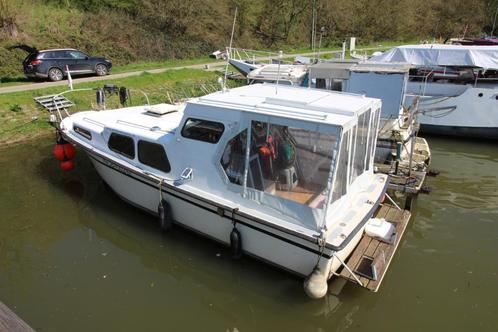 Vedette fluviale, Watersport en Boten, Motorboten en Motorjachten, Gebruikt, 6 tot 9 meter, Diesel, Binnenboordmotor, 30 tot 50 pk