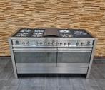 🔥Luxe Fornuis smeg 150 cm rvs 7 pits grillplaat 2 ovens, Elektronische apparatuur, 60 cm of meer, 5 kookzones of meer, Vrijstaand