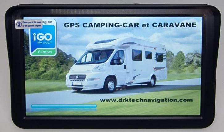 GPS 9" Camping-car / Caravane / Voiture Campings Europe.BT, Caravans en Kamperen, Mobilhome-accessoires, Nieuw, Ophalen of Verzenden